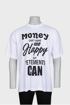 Men's oversized T-shirt with tag