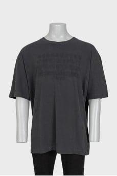 Чоловіча футболка крою oversize з биркою