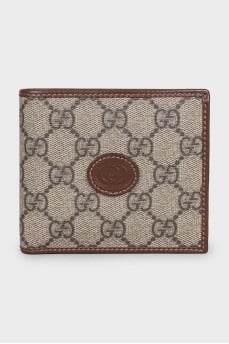 Canvas wallet with logo