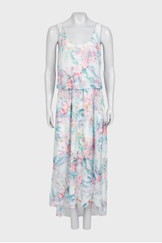 Maxi sundress in a floral print