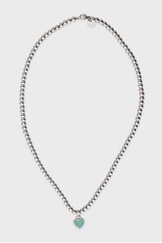 Silver necklace with pendant
