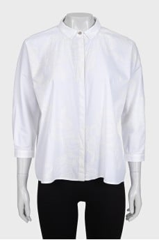 White printed shirt