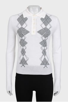 Wool jumper with tag