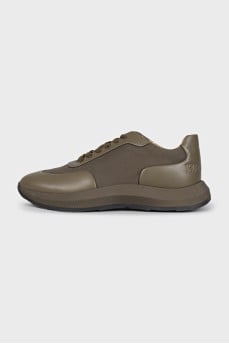 Men's green sneakers