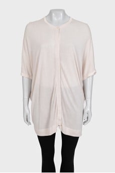 Beige oversized T-shirt