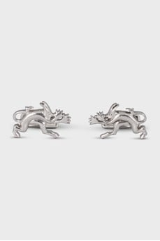 Men's silver cufflinks