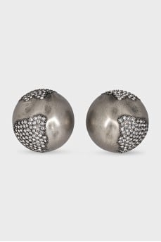 Accent clips decorated with crystals