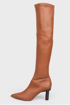 High Brown Brown Boots Caleb