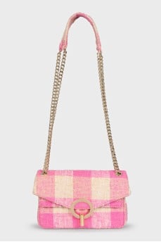 Pink shoulder bag