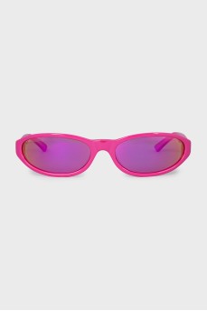 Narrow pink sunglasses