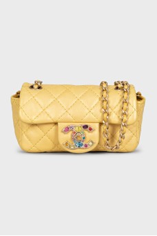 Yellow Mini Flap Bag
