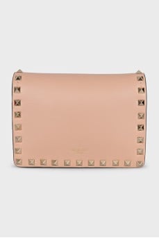 Rockstud Vitello Pink Mini Bag