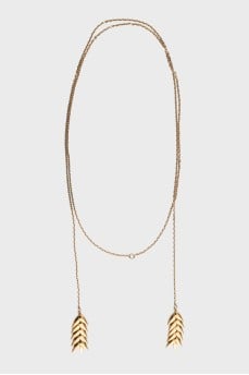 Golden necklace with ears of corn