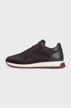 Men's brown sneakers