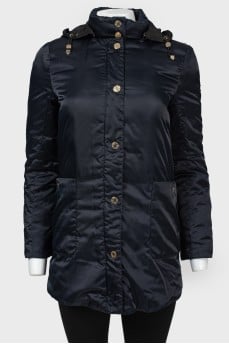 Dark blue jacket with golden buttons
