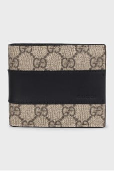Brown canvas wallet