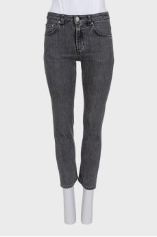 Джинси сірого кольору slim fit
