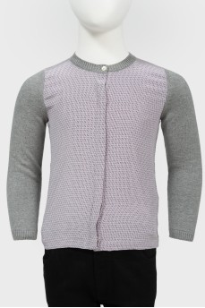 Children's cardigan with buttons