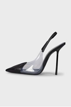Leather slingbacks Chica