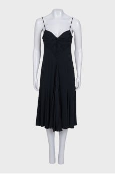 Black strappy dress