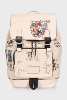 Men's Basquiat backpack by Coach x Jean Michel
