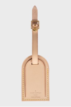Beige leather clochette