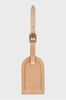 Beige leather clochette