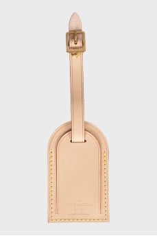 Beige leather clochette