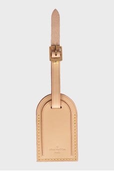 Beige leather clochette