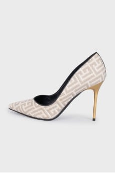 4g-Motif shoes with signature print