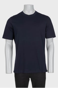 Men's plain straight-cut T-shirt