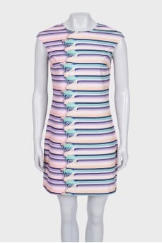 Sleeveless striped dress