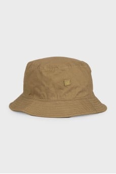 Green Panama hat without fastener