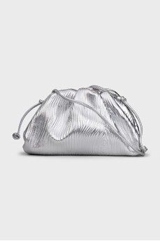 Крос-боді сріблястого кольору Pouch