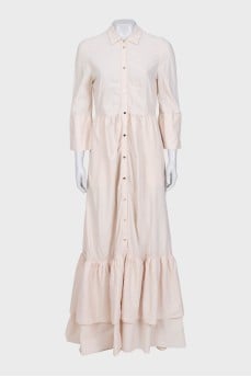 Beige maxi dress