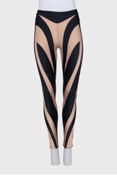 Sports two-tone leggings