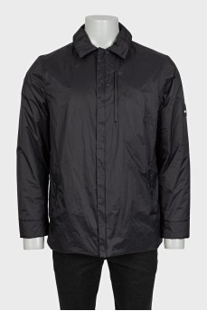 Men's black jacket with logo