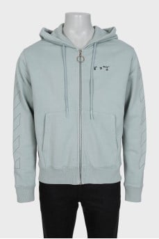 Men's light blue sports jacket
