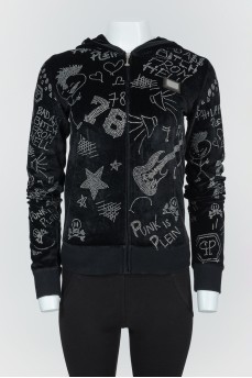 Black Hud in rhinestones