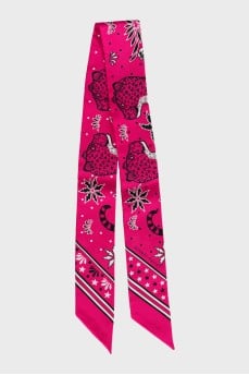 Pink twilly print