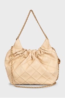 Fleming beige crossbody