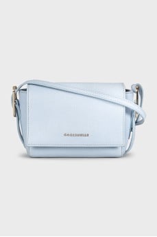 Blue crossbody with logo