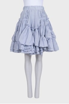Full skirt with frills