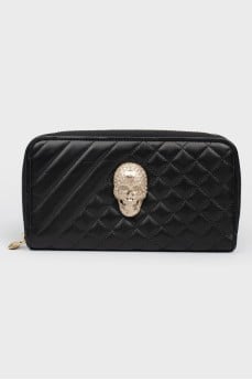 Wallet Wallet with a skull of rhinestones