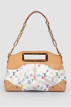 Bag White Monogram Multicolore Judy MM