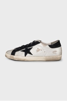 Silver Super-Star sneakers