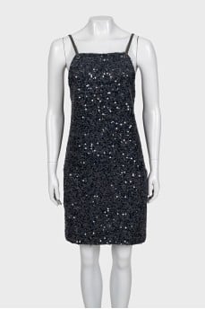 Sequined strappy dress