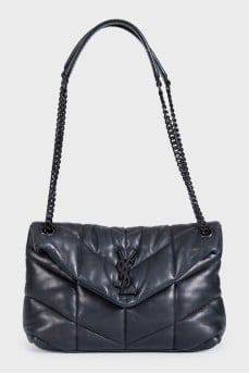 Puffer Leather Quilted Bag
