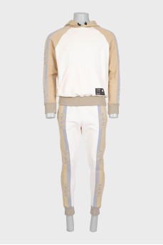 Men's tracksuit with a brand logo