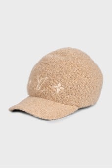 Beige Gorra Woolgram cap